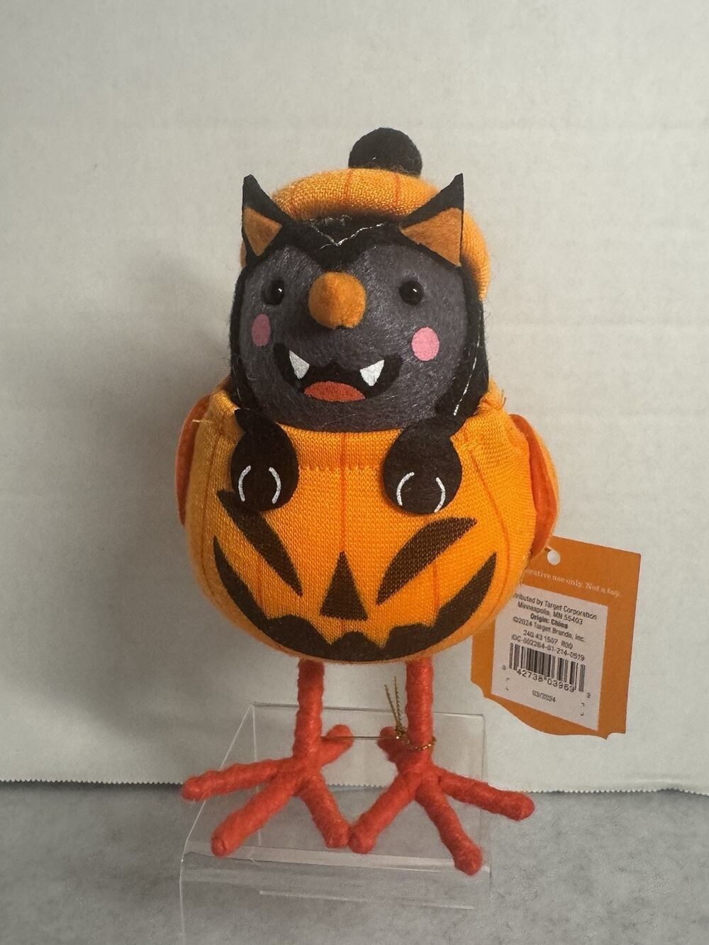 Target Halloween 2024 Cat Pumpkin PAWSON Fabric Bird New With Tags
